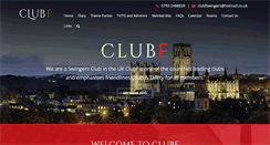 Desktop Screenshot of clubf.co.uk