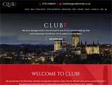 Tablet Screenshot of clubf.co.uk